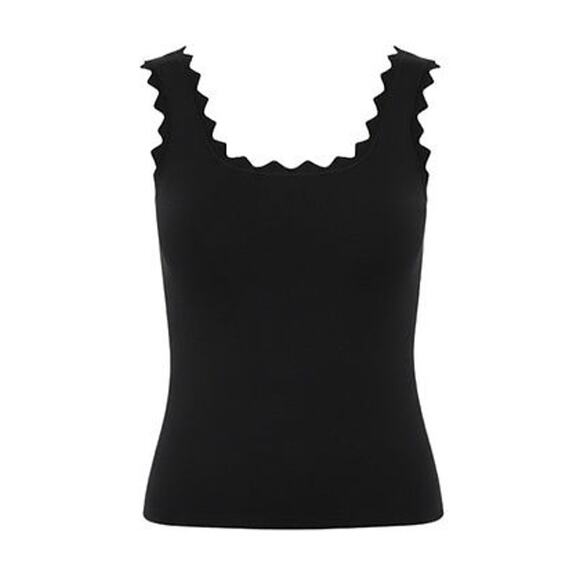 TUCKERNUCK Black Ric Rac Compression Tank Size L NWT Retail $88 Tuckernuck - Picture 8 of 8